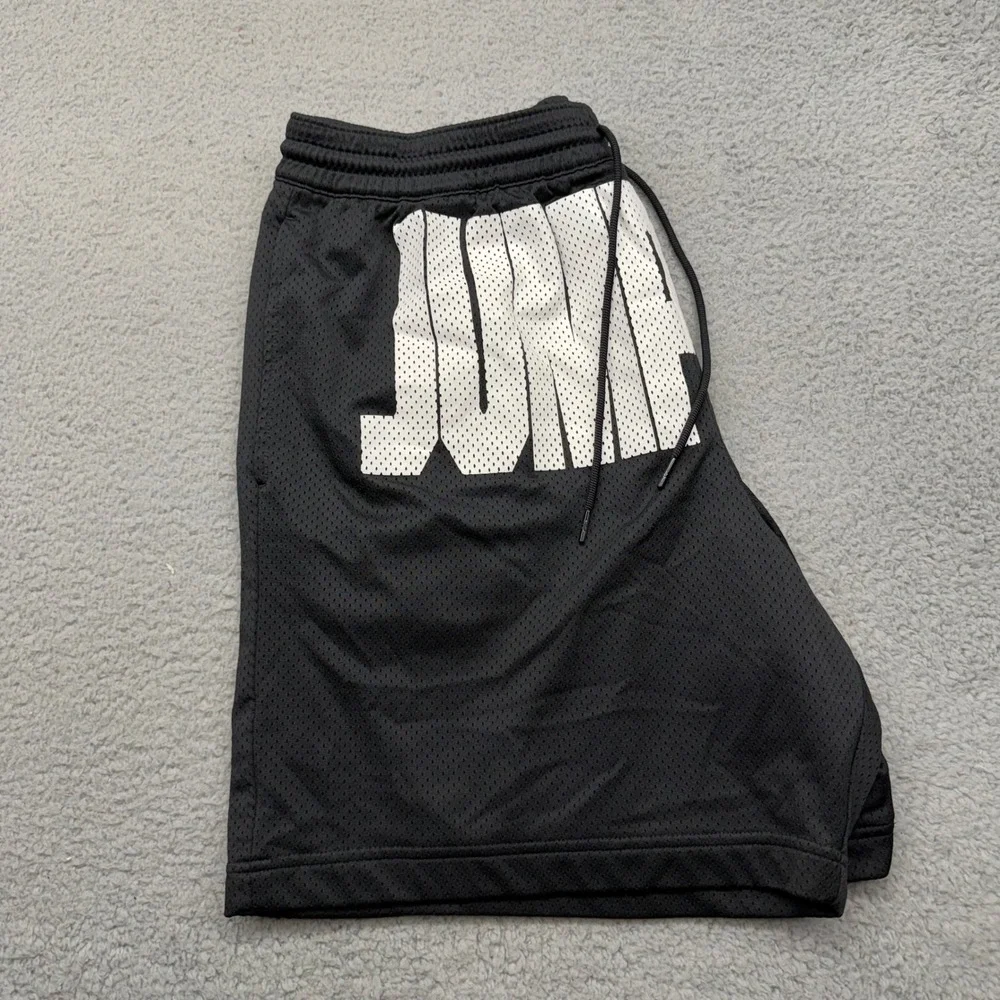 Nike Air Jordan AA4607-010 Mens XXL Black Jumpman Graphic Mesh Basketball Shorts
